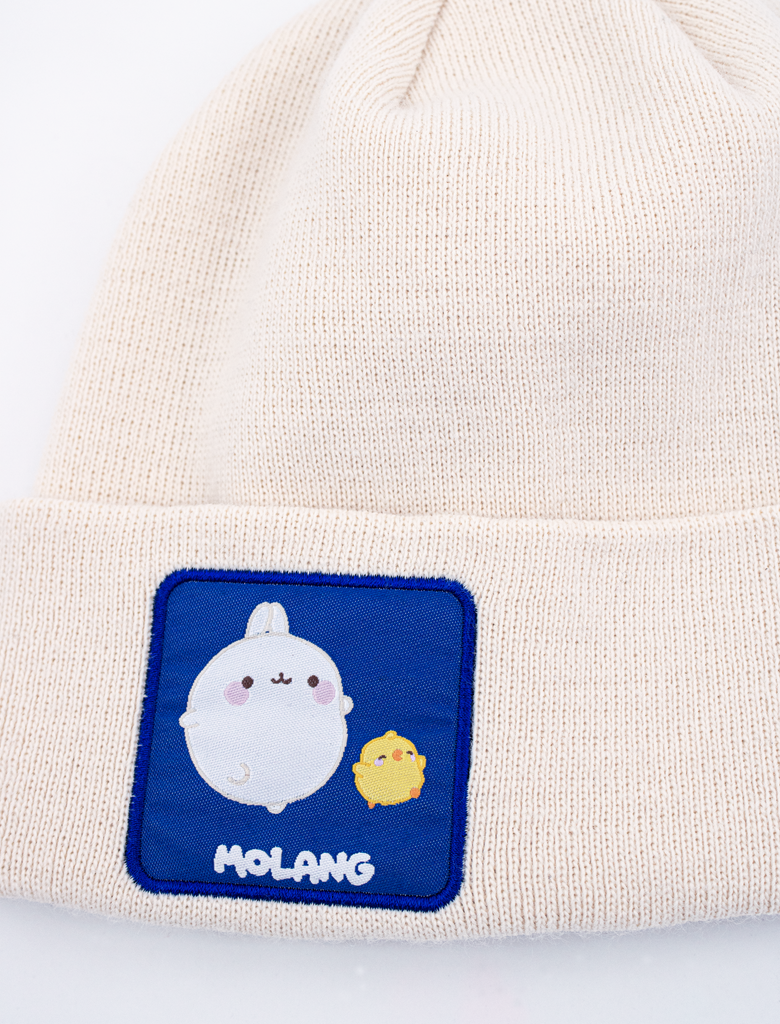 Molang Beanie With Embroidered Patch