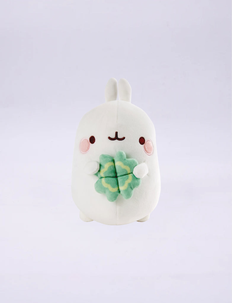 Molang Kawaii Plush cloverleaf