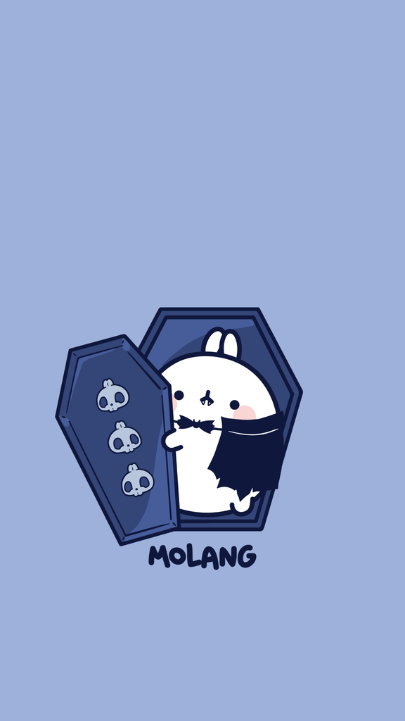 Molang kawaii background: vampire wallpaper for phone
