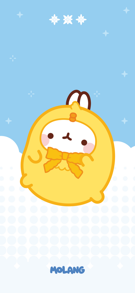 Wari Wari Chick Wallpaper of Molang