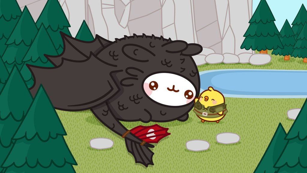 Dragons wallpaper Molang desktop