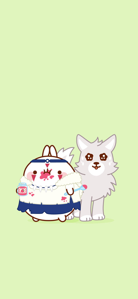 Ghibli wallpaper Princess Mononoke of Molang