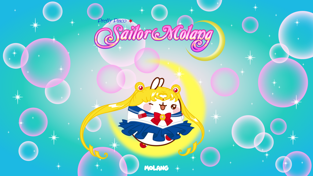 Molang kawaii background: Sailor moon Usagi wallpaper for desktop
