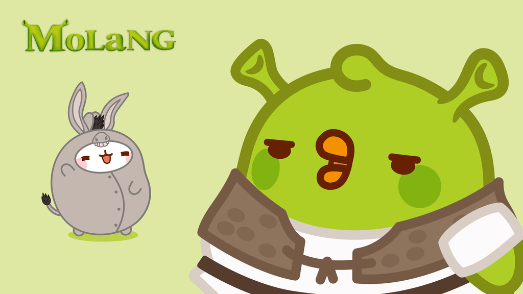 Molang kawaii background: Shrek wallpaper for desktop