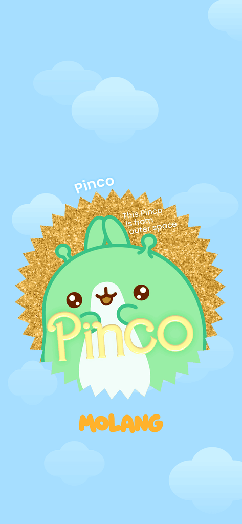 Molang kawaii background: Alien Pinco - Barbie wallpaper for phone