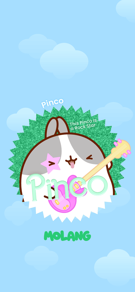 Molang kawaii background: Rockstar Pinco - Barbie wallpaper for phone