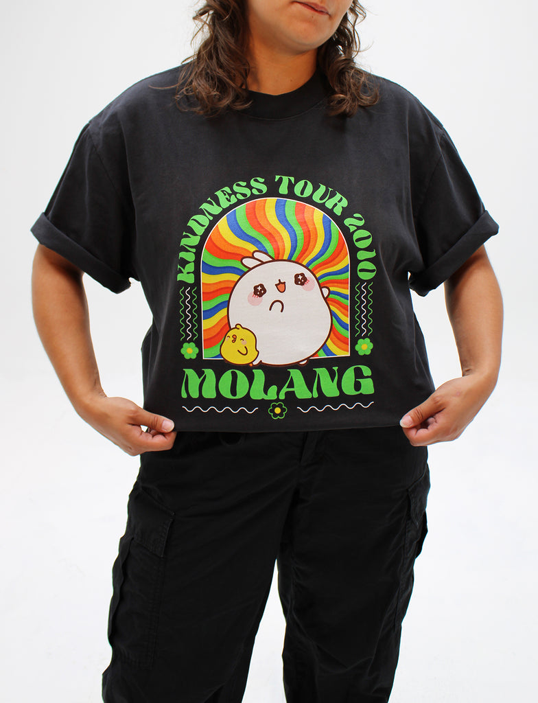 Front of the Molang 70s tee