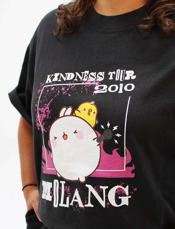 Molang rock t-shirt closeup