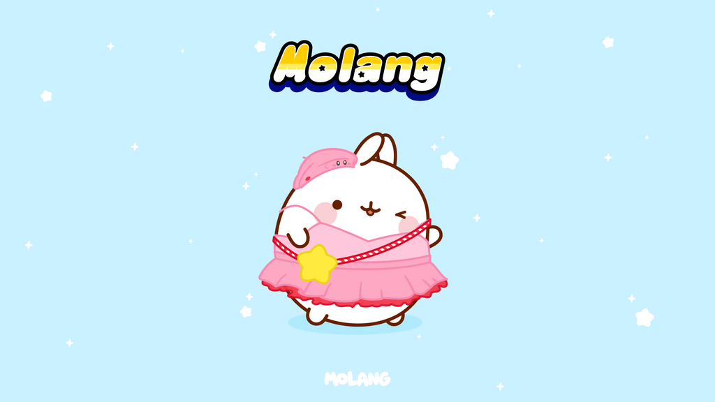 Molang kawaii background: Kirby wallpaper for desktop