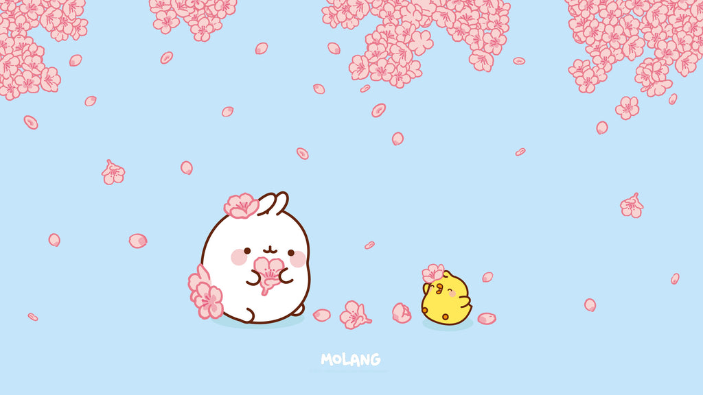 Molang - Spring wallpaper