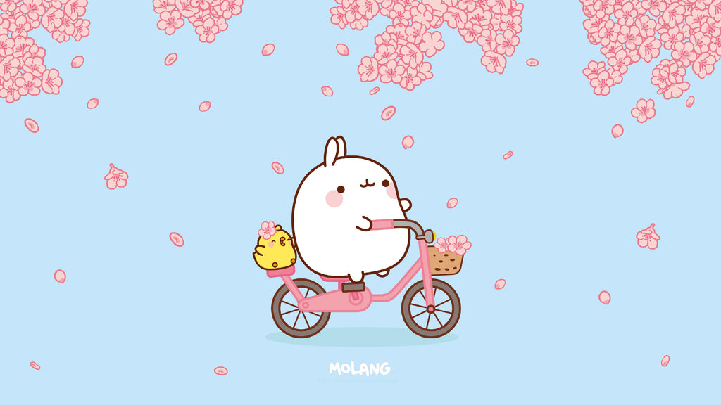 Molang - Spring wallpaper