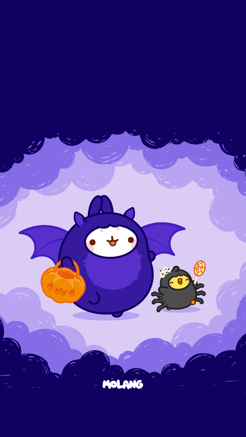 Molang kawaii background: cosplay wallpaper for phone