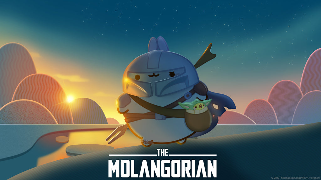 Molang kawaii background: Mandalorian wallpaper for desktop