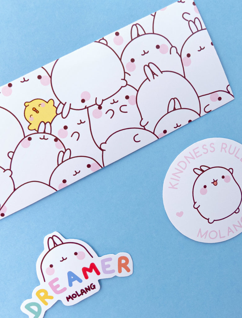 Pack of stickers of our cute bunny Molang.