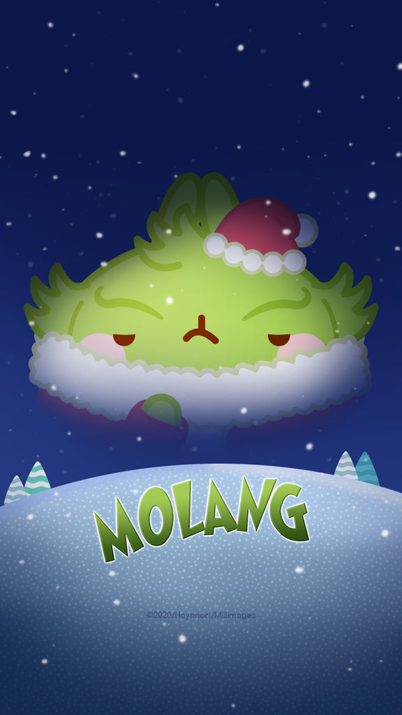 Molang kawaii background: Grinch wallpaper for phone