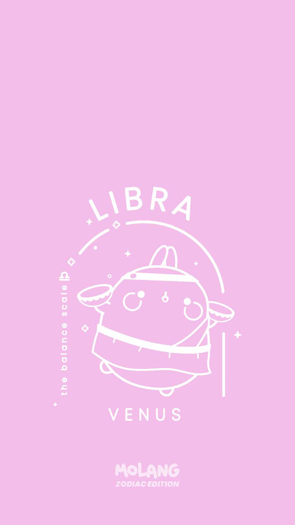 Molang kawaii background: libra wallpaper for phone