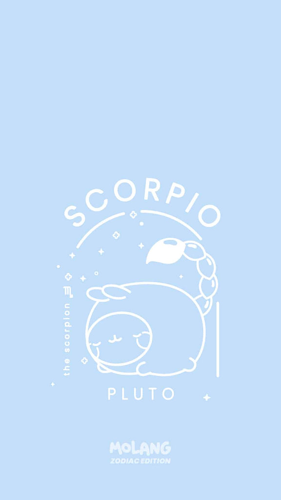 Molang kawaii background: scorpio wallpaper for phone