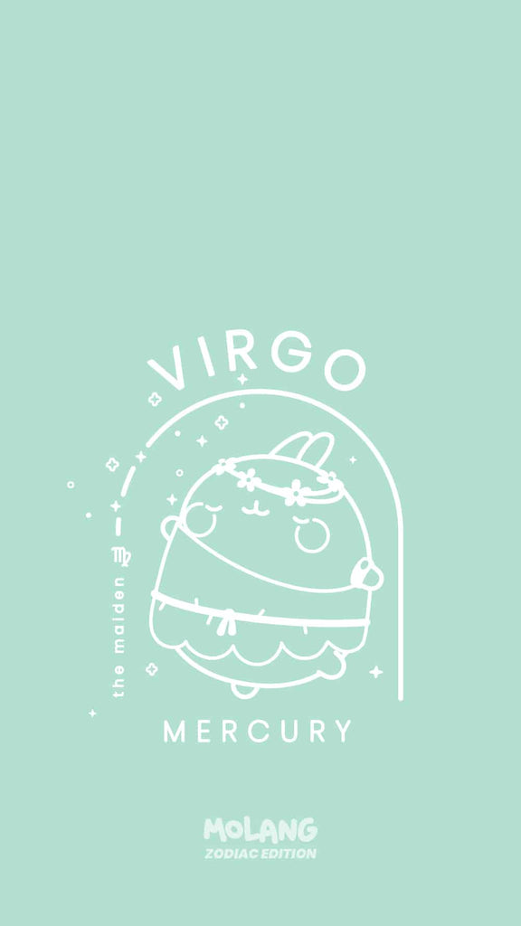 Molang kawaii background: virgo wallpaper for phone