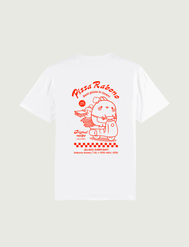 molang pizzeria tee-shirt