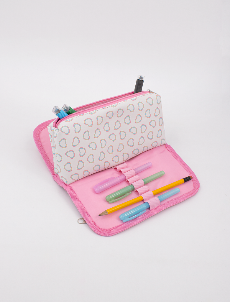 molang rainbow heart pencil case